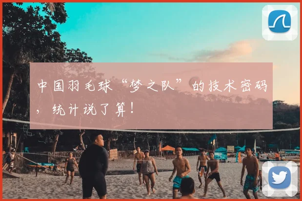 中国羽毛球“梦之队”的技术密码,统计说了算!